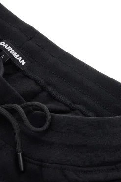 Pantaloni neri in felpa con zip Boardman NBY814