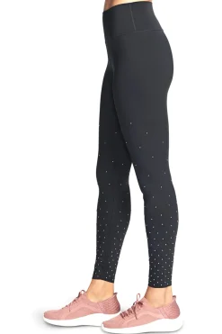 Pantaloni sportivi neri SKECHERS GO WALK Shine FL HW Legging