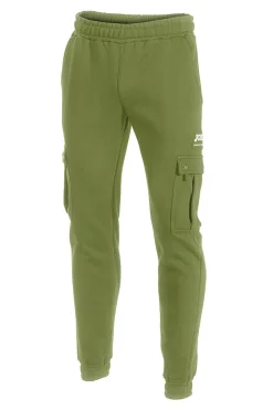 Pantaloni tuta cargo verdi con tasche e interno felpato Joma Street Long Pants