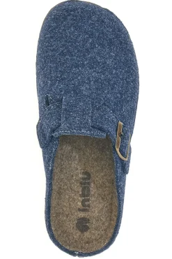 Pantofola blu in feltro con fibbia Inblu 23MT