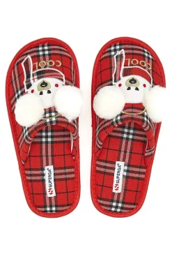 Pantofola con Orsetto Rosse Superga 22384