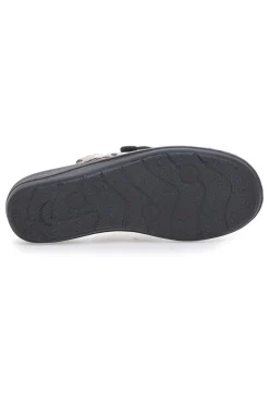 Pantofola fantasia floreale con chiusura a strappo e sottopiede anatomico Inblu 15OD