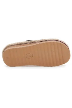 Pantofole beige con cinturino Plocadi 1913