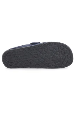 Pantofole blu con fibbia INBLU 19 SI