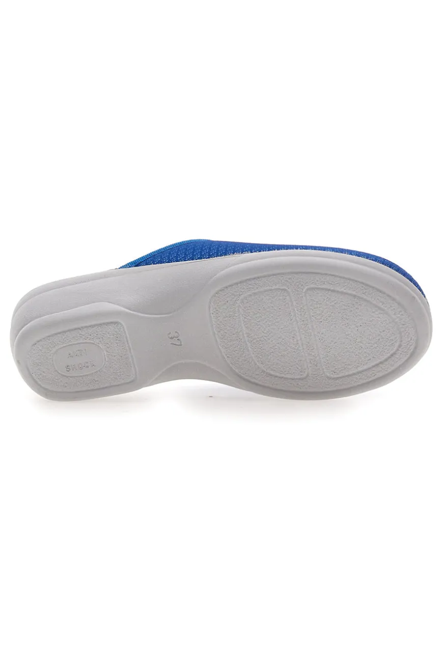 Pantofole blu con sottopiede anatomico Inblu 52 BJ