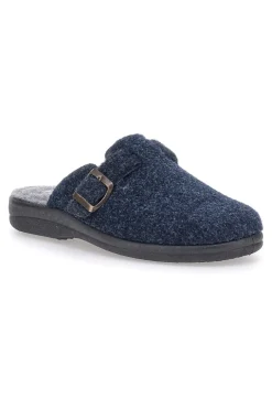Pantofole blu in lana cotta PITTARELLO 2T2L 8000