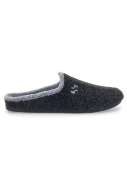 Pantofole Grigie con Plantare Estraibile e Suola in Gomma Superga 10225
