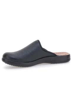 Pantofole nere con plantare forato e suola comfort Fly Flot 90P705022E