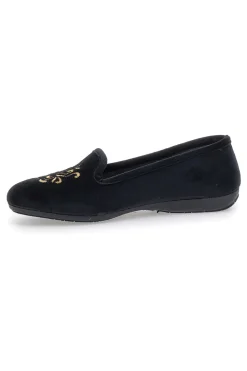 Pantofole Nere con Soletta Estraibile e Suola in Gomma Superga 10272