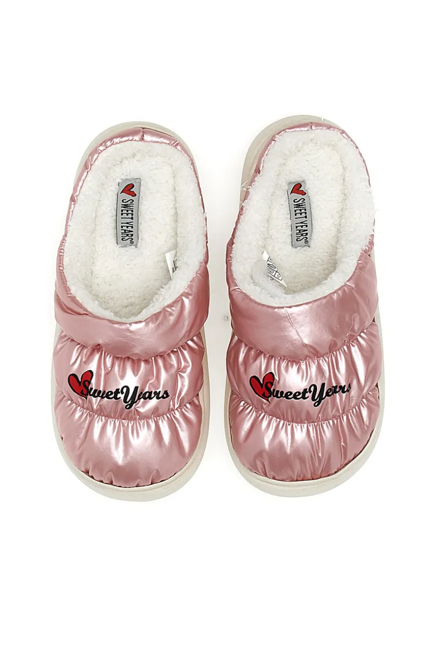 Pantofole Rosa imbottite Sweet years 2696