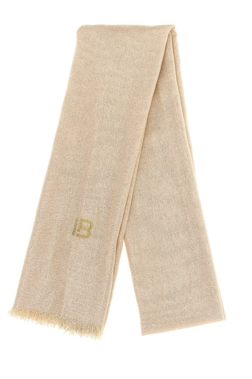 Pashmina oro rosa con frange Laura Biagiotti 99s298-71