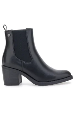 Pittarello Capsule BT24186001 Schwarze Chelsea-Stiefeletten mit Absatz