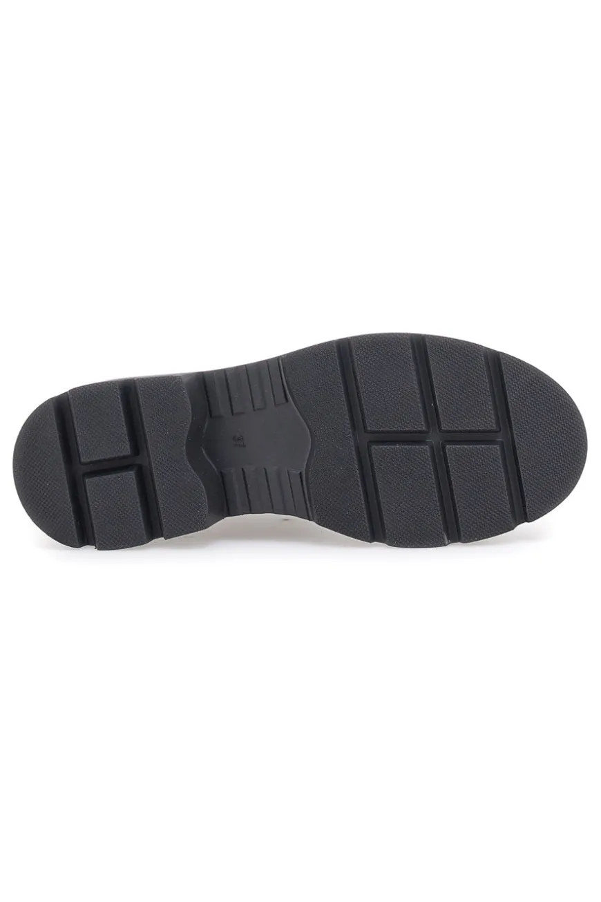 Pittarello FOCUS KI6062 schwarze Stiefeletten mit Schnallen und Profilsohle