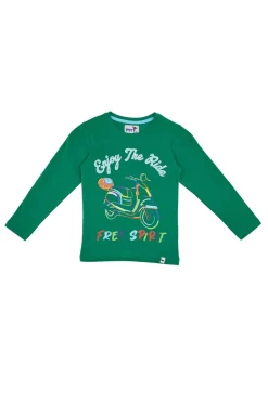 Pitt Kids Rundhals-T-Shirt 03029 Grün