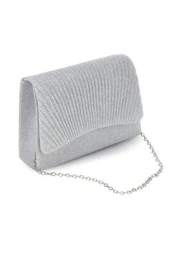 Pochette argento con glitter Nbg SERA/3534