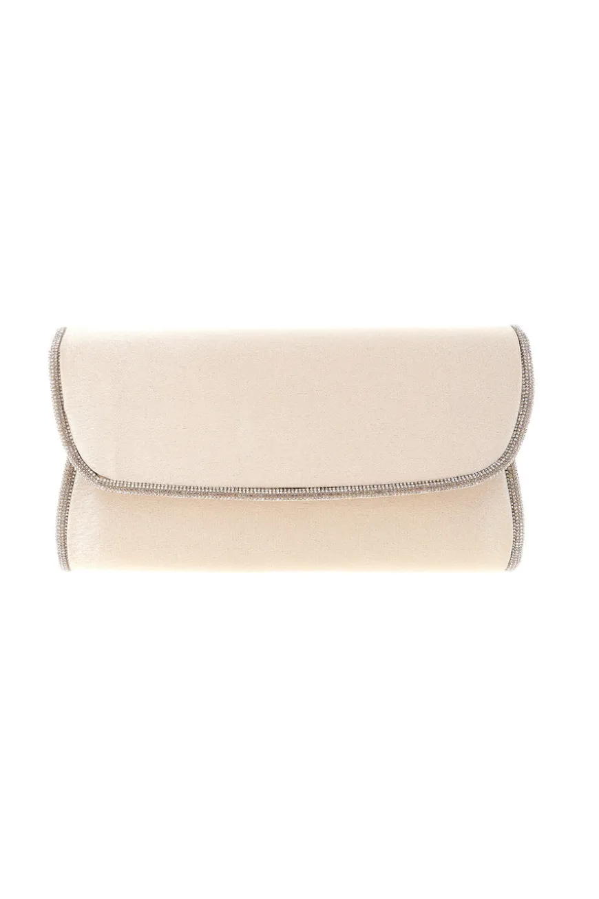Pochette beige elegante con tracolla New bag SERA/3501