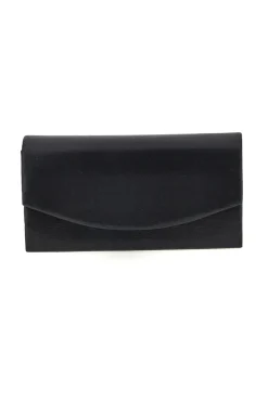 Pochette Nera in Raso con Tracolla a Catena Coveri Sera 099 7
