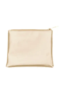 Pochette Oro con Monogramma in Rilievo e Chiusura a Zip Laura Biagiotti LB26S-284-1/G