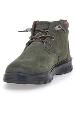 Polacchini verdi con suola flessibile Marina militare MM982