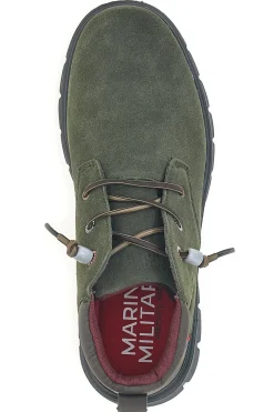 Polacchini verdi con suola flessibile Marina militare MM982