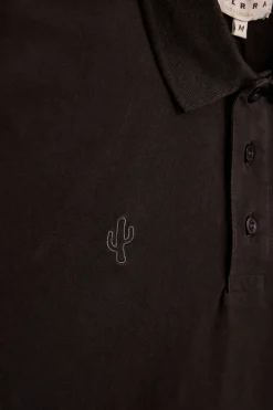 Polo marrone maniche corte colletto bottoni Pittarello tierra PT-M-T-9079