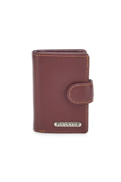 Porta Carte Marrone Con Schermatura Anti-Smagnetizzazione Card 20 Polo Club