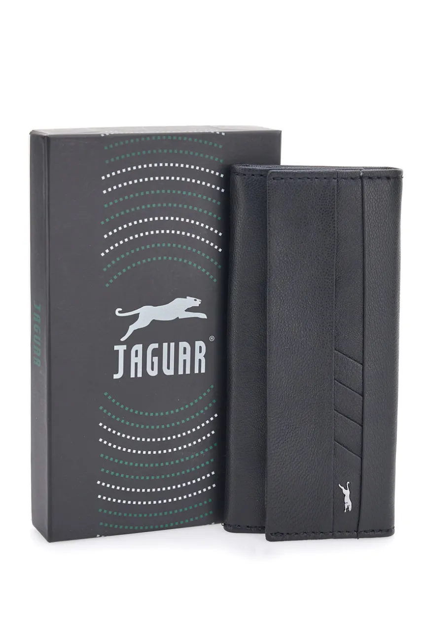 Portachiavi Nero In Vera Pelle Jaguar PF869-16/JAG