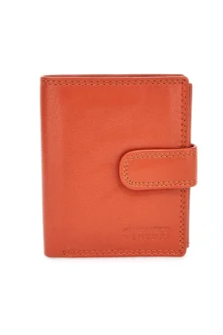 Portafoglio Arancione In Pelle GianMarco Venturi 80-U108