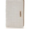 Portafoglio bianco con bottone LANCETTI QUICEY