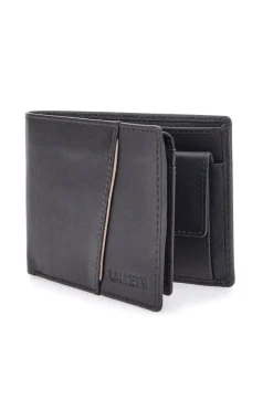 Portafoglio marrone con inserto a contrasto Lancetti LL25W-767-52