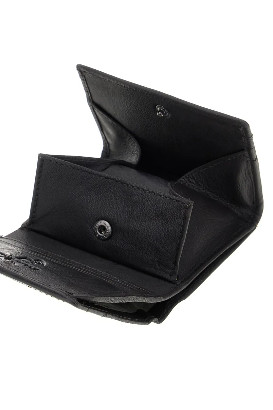 Portafoglio Nero in Pelle con Protezione RFID Enrico coveri EC26S-762-45