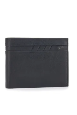 Portafoglio Nero in Vera Pelle con Portamonete JAGUAR PF869-1