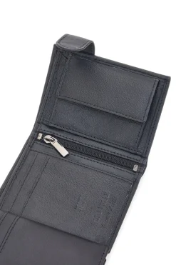 Portafoglio Rettangolare Nero Compatto con Multiscomparto JAGUAR PF873-86