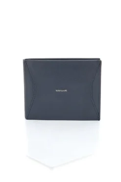 Portafoglio Slim Blu Notte In vera pelle Navigare PF836