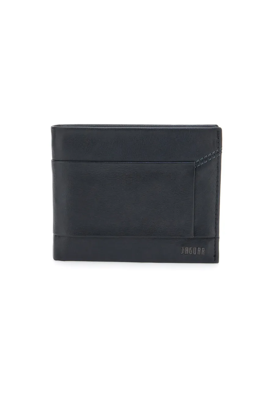 Portafoglio Slim Nero In vera pelle Jaguar PF825-4