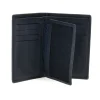 Portafoglio Verticale Blu Navy in Pelle con Protezione RFID Lancetti LL26S-766-72