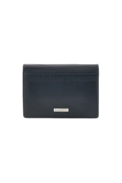 Portafoglio Verticale Blu Navy in Pelle con Protezione RFID Lancetti LL26S-766-72