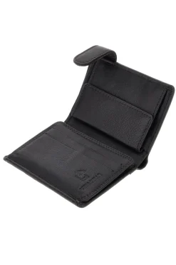 Portafoglio Verticale Nero in Pelle con Protezione RFID Lancetti LL26S-766-82