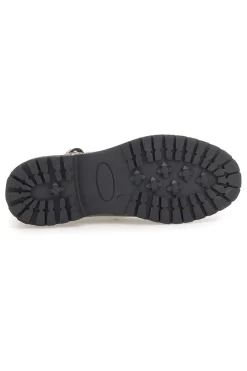 Prima Riga A04GAUDI Schwarze Stiefeletten mit seitlicher Schnalle