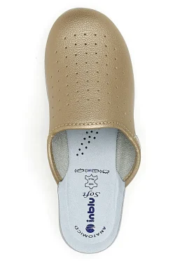 Professionelle Hausschuhe Gold Inblu 5033N