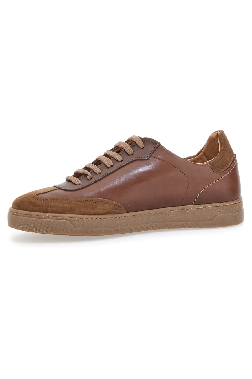 PTR 3001 Braune Ledersneaker