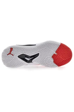 Puma Nova Smash Herren-Padelschuhe in Weiß und Rot