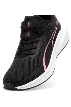 Puma – Skyrocket Lite – Schwarze Laufschuhe mit rosa Details