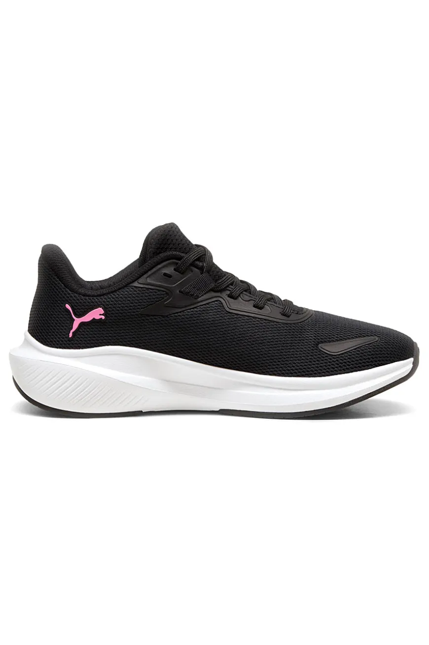 Puma – Skyrocket Lite – Schwarze Laufschuhe mit rosa Details