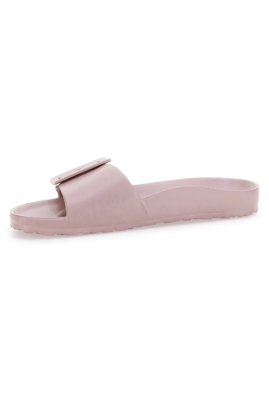 Rosa Hausschuhe mit verstellbarer Maxi-Schnalle 2T2L 931