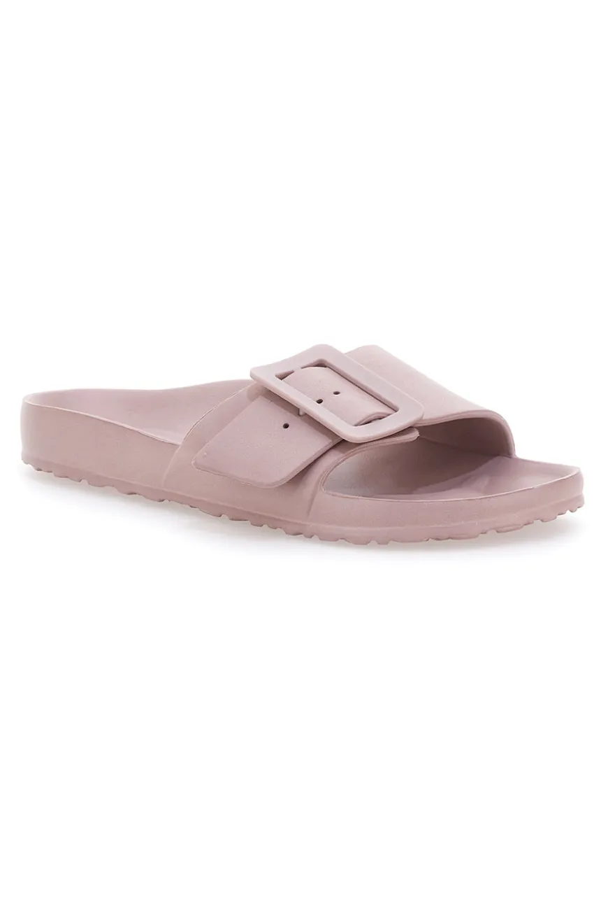 Rosa Hausschuhe mit verstellbarer Maxi-Schnalle 2T2L 931