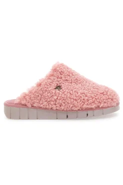 Rosa Teddy Beego Hausschuhe 7525