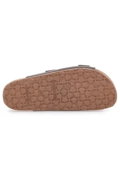 Sabot marroni con doppia fibbia e sottopiede anatomico Bio Up 201