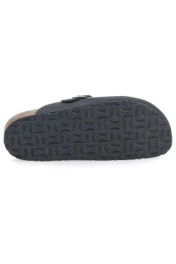 Sabot nero sottopiede in vera pelle Biomodex 32950