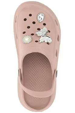 Sabot rosa con charms decorativi 2T2L 2035
